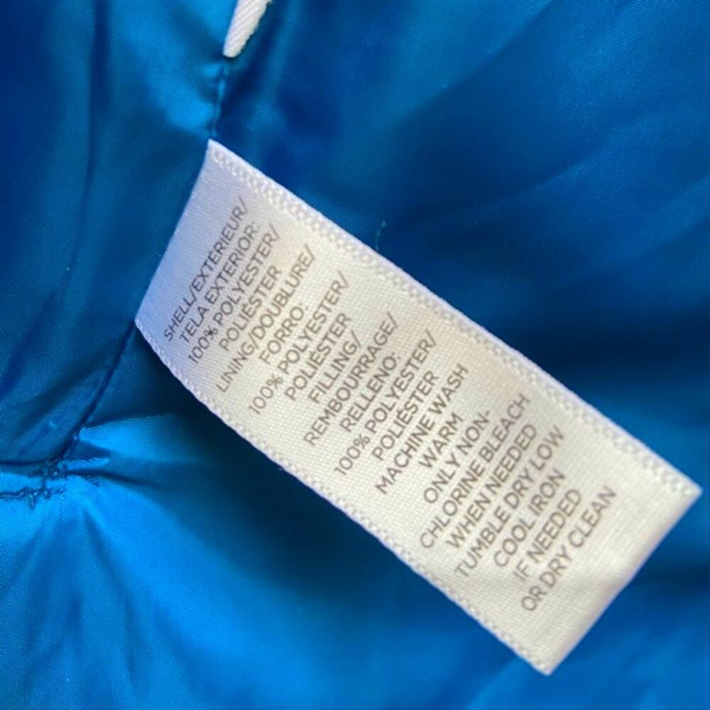 LOFT Peacock Blue Quilted Puffer Vest Size XS 💙💎💙 - Picture 12 of 15